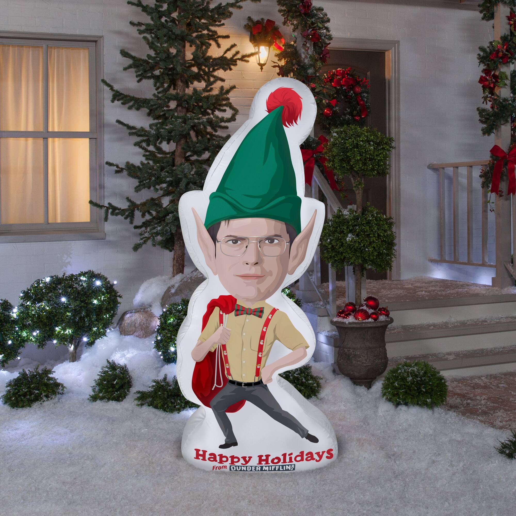 6ft. Photorealistic Airblown® Inflatable Stylized Dwight from The Office